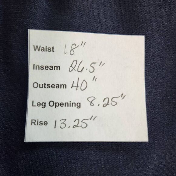 Emma James Navy Pull-on Stretch Pants Size XL Navy Stretch Pants - Picture 9 of 9